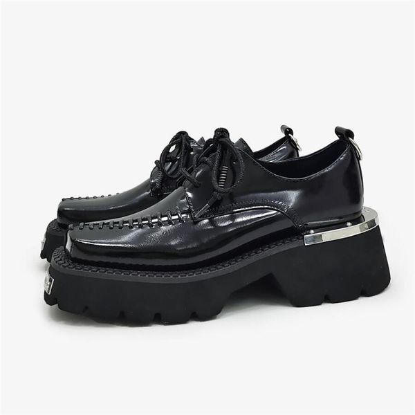 women formal dress shoe genuine leather woman designer loafer lace up woman shoes, Black
women formal dress shoe genuine leather woman designer loafer lace up woman shoes, Black
