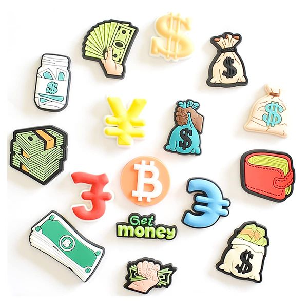 moq100pcs sannxix money maker shoe charms parts accessories fits for clog sandals trendy pvc financial om matters shoes decorations women jl, White;pink
moq100pcs sannxix money maker shoe charms parts accessories fits for clog sandals trendy pvc financial om matters shoes decorations women jl, White;pink