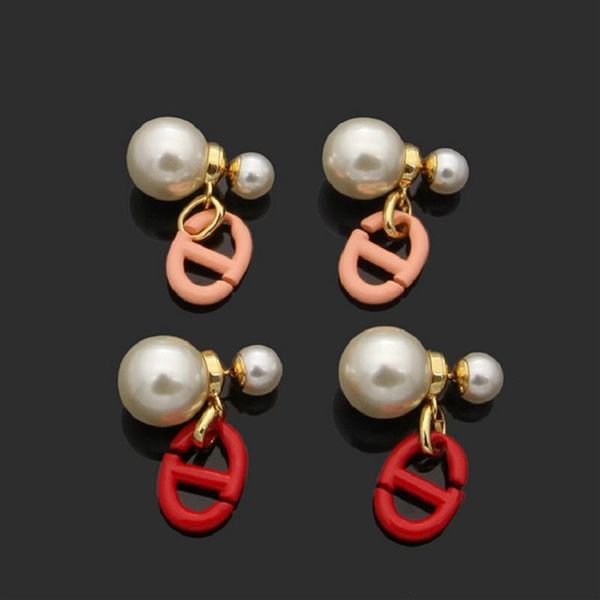 womens pearl designer stud earrings fashion pink red d letter luxury earrings jewelry250l, Golden;silver
womens pearl designer stud earrings fashion pink red d letter luxury earrings jewelry250l, Golden;silver