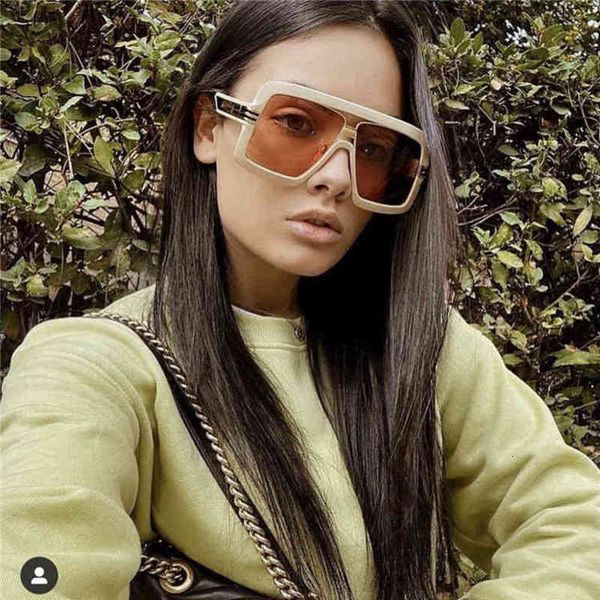 sunglasses 's sunglasses show wang feifei wu lei's same square fashion gg0900s sun 8j6n, White;black
