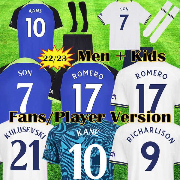22 23 kane son richarlison soccer jerseys player version kulusevski hojbjerg away 2022 2023 perisic third romero tot football kit shirt, Black;yellow
22 23 kane son richarlison soccer jerseys player version kulusevski hojbjerg away 2022 2023 perisic third romero tot football kit shirt, Black;yellow