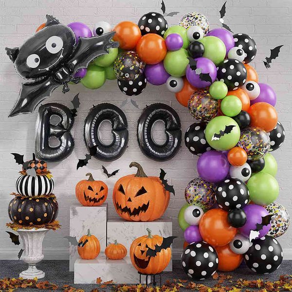 factory outlet halloween theme party decoration flag pulling aluminum film balloon package latex balloon set
factory outlet halloween theme party decoration flag pulling aluminum film balloon package latex balloon set