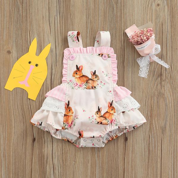 summer easter infant baby girl romper jumpsuit cute rabbit print ruffles sleeveless suspender bodysuit clothes, Blue
summer easter infant baby girl romper jumpsuit cute rabbit print ruffles sleeveless suspender bodysuit clothes, Blue