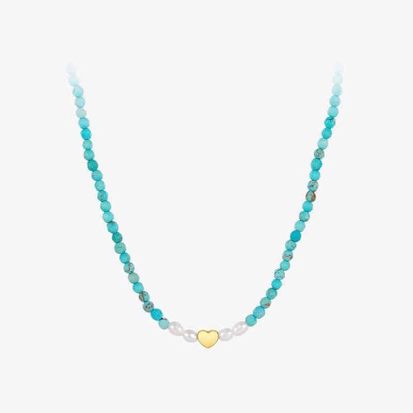 pendant necklaces natural stone pearl heart for women gold color stainless steel jewelry beach p3245 220427, Silver
pendant necklaces natural stone pearl heart for women gold color stainless steel jewelry beach p3245 220427, Silver