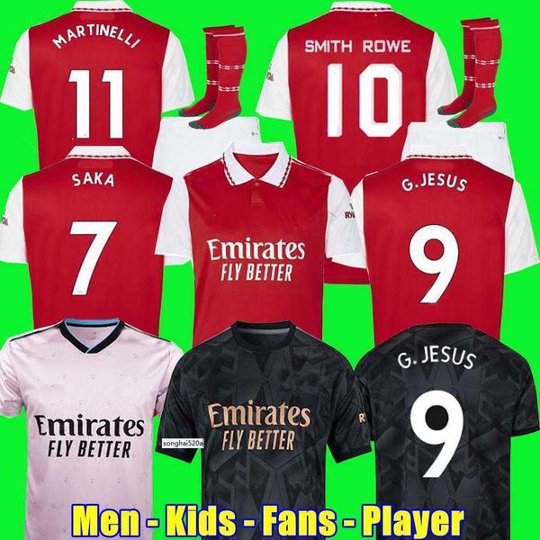 22 23 smith rowe saka soccer jerseys fans player thomas martinelli tierney 2022 2023 football shirt men kids kit sets odegaard nketiah, Black;yellow
22 23 smith rowe saka soccer jerseys fans player thomas martinelli tierney 2022 2023 football shirt men kids kit sets odegaard nketiah, Black;yellow