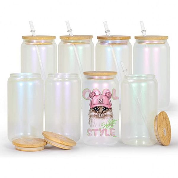 new 12oz 16oz sublimation iridescent mugs glass can tumblers rainbow glasses shimmer beer glass tumbler frosted drinking with bamboo lid c07
new 12oz 16oz sublimation iridescent mugs glass can tumblers rainbow glasses shimmer beer glass tumbler frosted drinking with bamboo lid c07