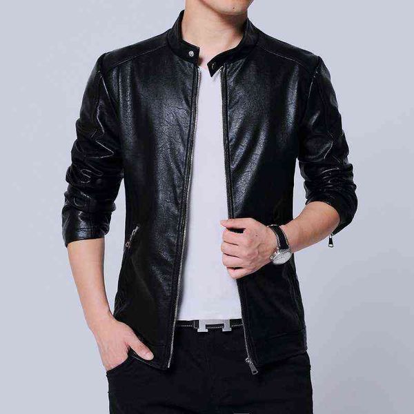 mens casual jacket faux leather coats black nice quality big size 5xl size m-5xl drop shipping zipper pocket stand collar slim t220728
mens casual jacket faux leather coats black nice quality big size 5xl size m-5xl drop shipping zipper pocket stand collar slim t220728