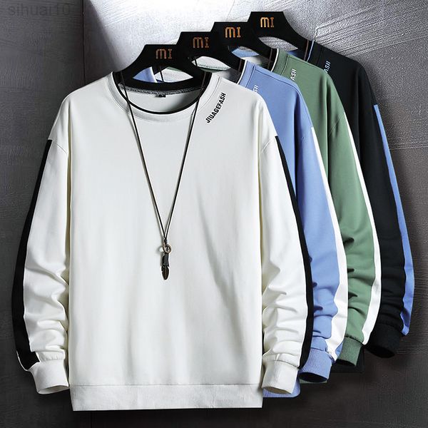 long sleeve sweatshirt men autumn clothes streetwear side stripe casual sweatshirt men fashion clothing solid color l220730, Black
long sleeve sweatshirt men autumn clothes streetwear side stripe casual sweatshirt men fashion clothing solid color l220730, Black