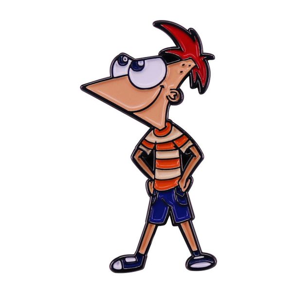 phineas enamel pin animated tv series phineas and ferb brooch cartoon character badge anime fans flair addition, Blue
phineas enamel pin animated tv series phineas and ferb brooch cartoon character badge anime fans flair addition, Blue