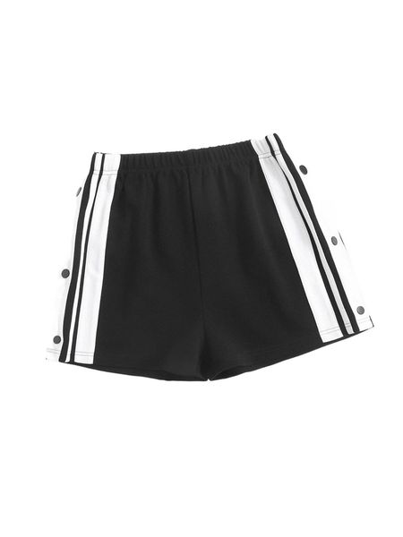 plus vertical striped button side shorts z6f9#, Black
plus vertical striped button side shorts z6f9#, Black
