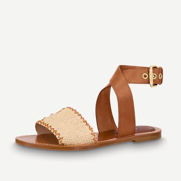 2022 europe and the united states new luxury designer summer ladies sandals fashionable all-match casual seaside vacation flat roman sandals, Black
2022 europe and the united states new luxury designer summer ladies sandals fashionable all-match casual seaside vacation flat roman sandals, Black