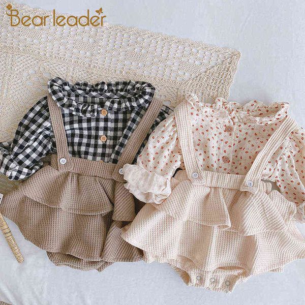 bear leader baby girl overall shirt set clothes autumn linen girls floral blouss romper dress newborn baby girls strap outfits y220519, White
bear leader baby girl overall shirt set clothes autumn linen girls floral blouss romper dress newborn baby girls strap outfits y220519, White