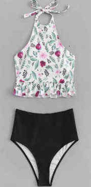 swimsuit multicolor printed belly pocket high waist split bikin bikini swimsuit, White;black
swimsuit multicolor printed belly pocket high waist split bikin bikini swimsuit, White;black