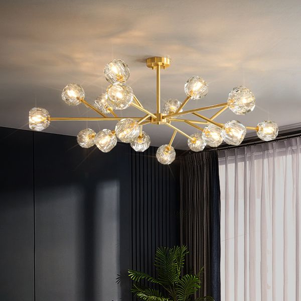 modern led crystla pendant light luxury restaurant chandelier lighting nordic living room bedroom crystal lamp wrought iron gold chandelier
modern led crystla pendant light luxury restaurant chandelier lighting nordic living room bedroom crystal lamp wrought iron gold chandelier