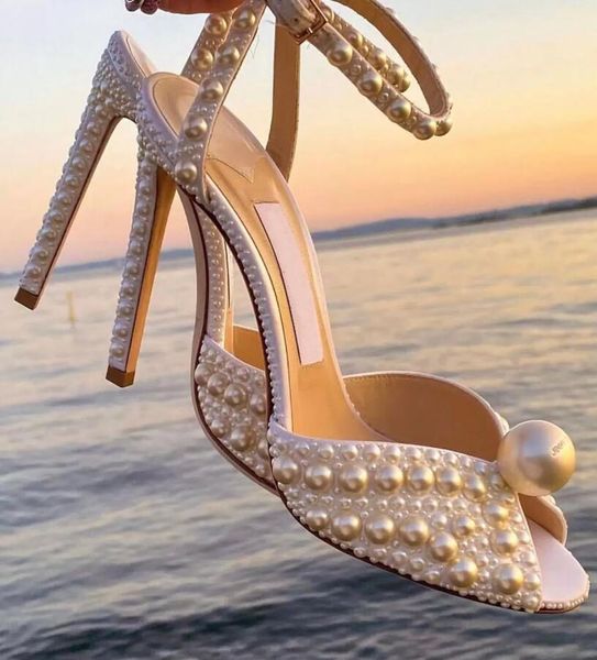 london brands sacora sandals shoes for bidal wedding high heels white pearls leather ankle strap peep toe elegant lady pumps eu35-43, Black
london brands sacora sandals shoes for bidal wedding high heels white pearls leather ankle strap peep toe elegant lady pumps eu35-43, Black