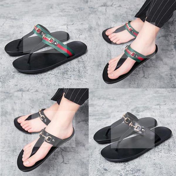 slippers slide men black sandal designer shoes luxury brand slides summer fashion wide flat beach slipper flip flops size 38-46
slippers slide men black sandal designer shoes luxury brand slides summer fashion wide flat beach slipper flip flops size 38-46