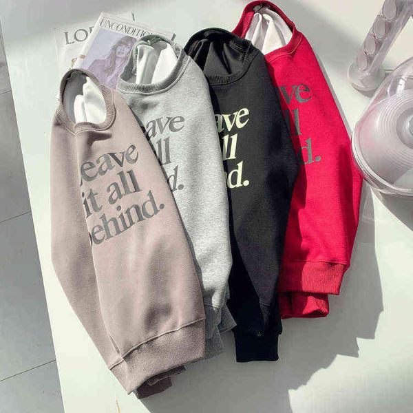 long-sleeve simple hoodies women oversized sweatshirt fashion loose casual streetwear women clothing fall 2021 t220726, Black
long-sleeve simple hoodies women oversized sweatshirt fashion loose casual streetwear women clothing fall 2021 t220726, Black
