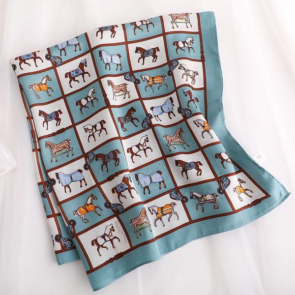 luxury animal silk satin head scarf for women plaid print kerchief neck scarfs 70cm square shawls and wrpas scarves ladies, Blue;gray
luxury animal silk satin head scarf for women plaid print kerchief neck scarfs 70cm square shawls and wrpas scarves ladies, Blue;gray