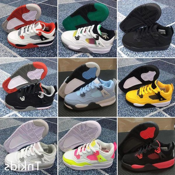 kids discount 2022 girls boys 4 4s basketball shoes children boy girl bred black red white sneakers size 28-35
kids discount 2022 girls boys 4 4s basketball shoes children boy girl bred black red white sneakers size 28-35