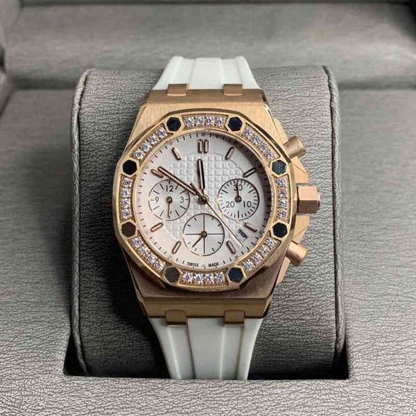 montre de luxe women diamond watches rubber belt stainless steel lady luminous waterproof wristwatches, Slivery;brown
montre de luxe women diamond watches rubber belt stainless steel lady luminous waterproof wristwatches, Slivery;brown