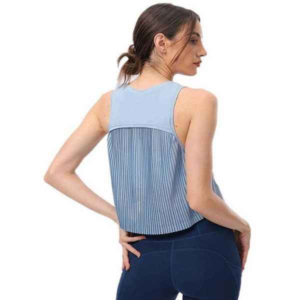 l-13 yoga short sleeve tank loose fit mesh back pleated wrinkled sleeveless vest gym clothes women blouse running fitness 87b, White;red
l-13 yoga short sleeve tank loose fit mesh back pleated wrinkled sleeveless vest gym clothes women blouse running fitness 87b, White;red