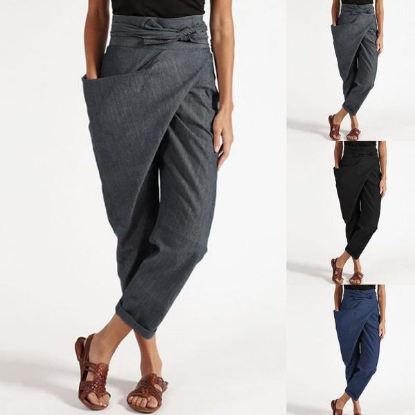 women summer pants irregular pockets streetwear solid color high waist trendy straight wide leg cropped for dating 220720, Black;white
women summer pants irregular pockets streetwear solid color high waist trendy straight wide leg cropped for dating 220720, Black;white