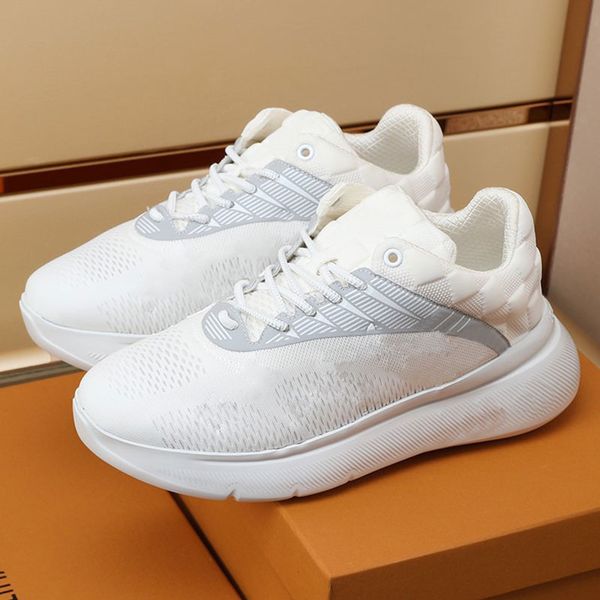 casual shoes designer mens shoes 1a9jr0 show up sneakers soft knit print upper with damier pattern trendy platform texture lightweight lace-, Black
casual shoes designer mens shoes 1a9jr0 show up sneakers soft knit print upper with damier pattern trendy platform texture lightweight lace-, Black