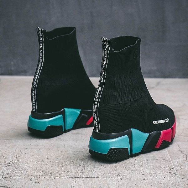 swyivy sock woman hided female casual shoes autumn new wedge lady knitting short ankle boots platform y200115, Black
swyivy sock woman hided female casual shoes autumn new wedge lady knitting short ankle boots platform y200115, Black