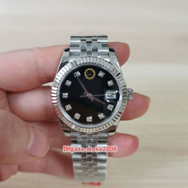 bpf ladies wristwatches 126234 31mm black diamond dial stainless steel 316l jubilee bracelet luminescent sapphire automatic mechanical women, Slivery;brown
bpf ladies wristwatches 126234 31mm black diamond dial stainless steel 316l jubilee bracelet luminescent sapphire automatic mechanical women, Slivery;brown