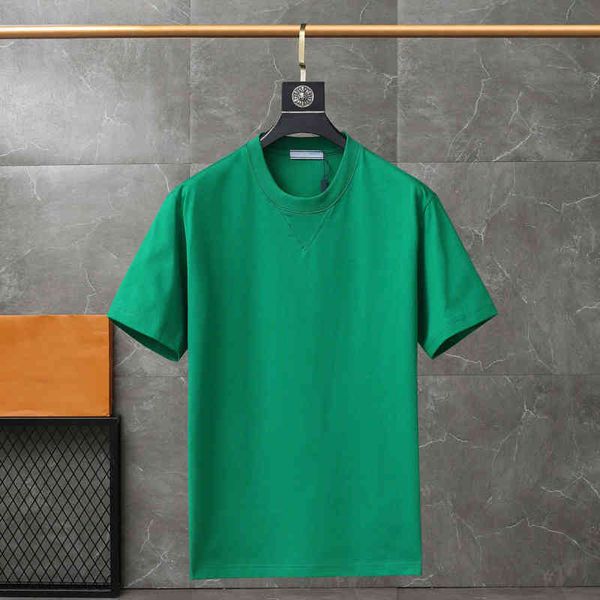 luxury casual men's t shirt summer new designer short sleeve 100% cotton fashion black white green size prad t-shirt tee s~2xl, White;black
luxury casual men's t shirt summer new designer short sleeve 100% cotton fashion black white green size prad t-shirt tee s~2xl, White;black