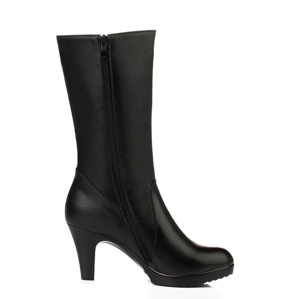 women boots high heels 2022 autumn winter new genuine leather women fashion boots beaded velvet warm office women shoes boots, Black
women boots high heels 2022 autumn winter new genuine leather women fashion boots beaded velvet warm office women shoes boots, Black