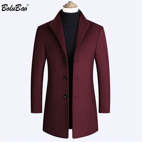 bolubao men wool blends coats autumn winter new men's solid color casual wool coat long section wool blends coat male 201120, Black
bolubao men wool blends coats autumn winter new men's solid color casual wool coat long section wool blends coat male 201120, Black
