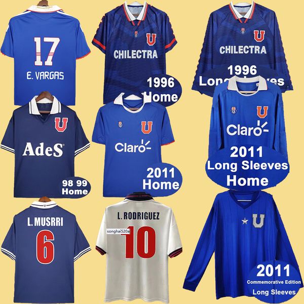 1996 98 99 2011 universidad de chile retro soccer jersey . rodriguez e.vargas .musrri home blue away white commemorative edition football, Black;yellow
1996 98 99 2011 universidad de chile retro soccer jersey . rodriguez e.vargas .musrri home blue away white commemorative edition football, Black;yellow