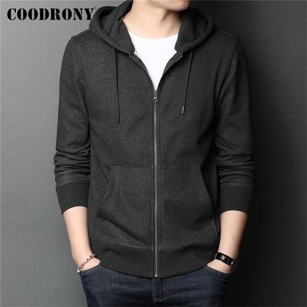coodrony autumn winter streetwear casual classic pocket pure color cotton hoodies sweatshirt zipper cardigan men clothing c4010 220325, Black
coodrony autumn winter streetwear casual classic pocket pure color cotton hoodies sweatshirt zipper cardigan men clothing c4010 220325, Black
