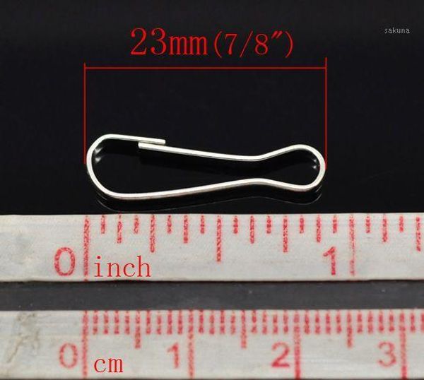 other desk accessories wholesale-dorabeads silver plated lanyard hook clips 23x7mm(7/8"x1/4"),sold per pack of 200
other desk accessories wholesale-dorabeads silver plated lanyard hook clips 23x7mm(7/8"x1/4"),sold per pack of 200