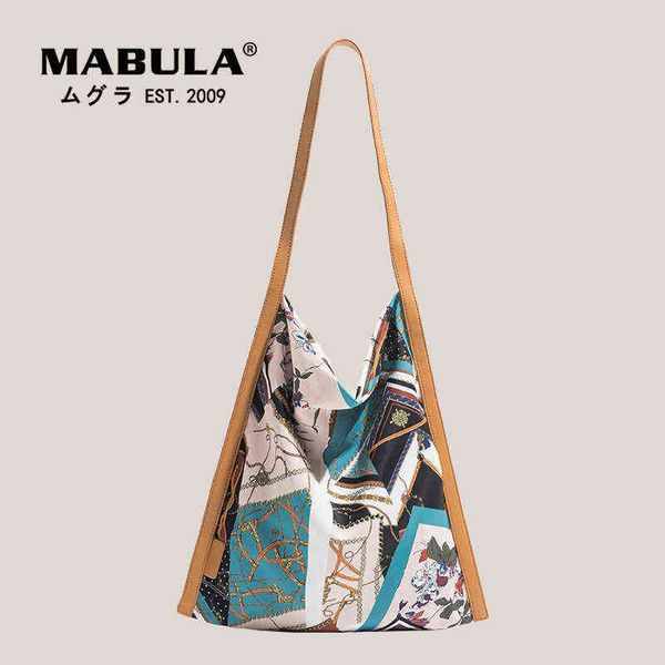 mabula elegant bohemian print women hobo shoulder purses fashion leather handle handbags large lightweight work crossbody bag g220429
mabula elegant bohemian print women hobo shoulder purses fashion leather handle handbags large lightweight work crossbody bag g220429