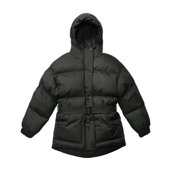 women winter coat long sleeve hooded collar women pure color warm jacket coat with belt casaco feminino cotton thick coat 211120, Black
women winter coat long sleeve hooded collar women pure color warm jacket coat with belt casaco feminino cotton thick coat 211120, Black