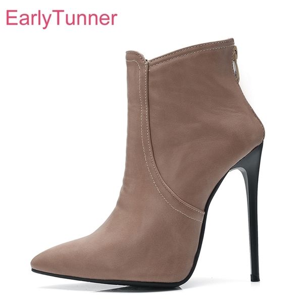 sale brand new khaki gray women ankle boots classic super high stiletto heels lady party shoes es73 plus big size 10 45 48 201031, Black
sale brand new khaki gray women ankle boots classic super high stiletto heels lady party shoes es73 plus big size 10 45 48 201031, Black