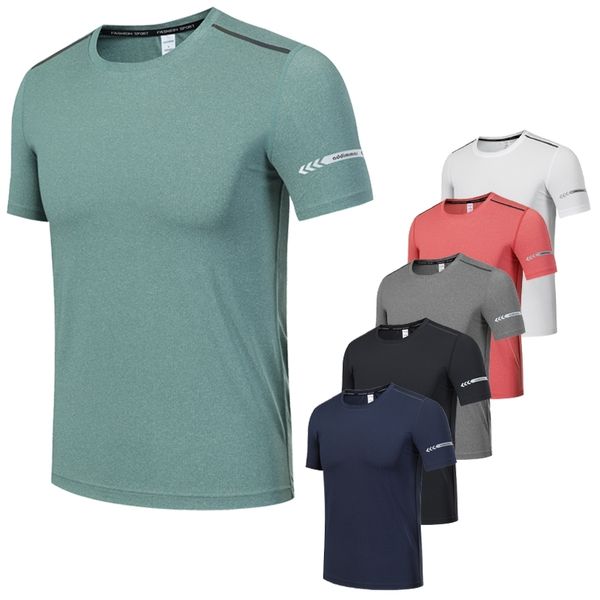 men running short sleeve quick dry gym jerseys fitness shirt large size m 5xl sport male t shirts casual jogger training tshirts 220622, White;black
men running short sleeve quick dry gym jerseys fitness shirt large size m 5xl sport male t shirts casual jogger training tshirts 220622, White;black