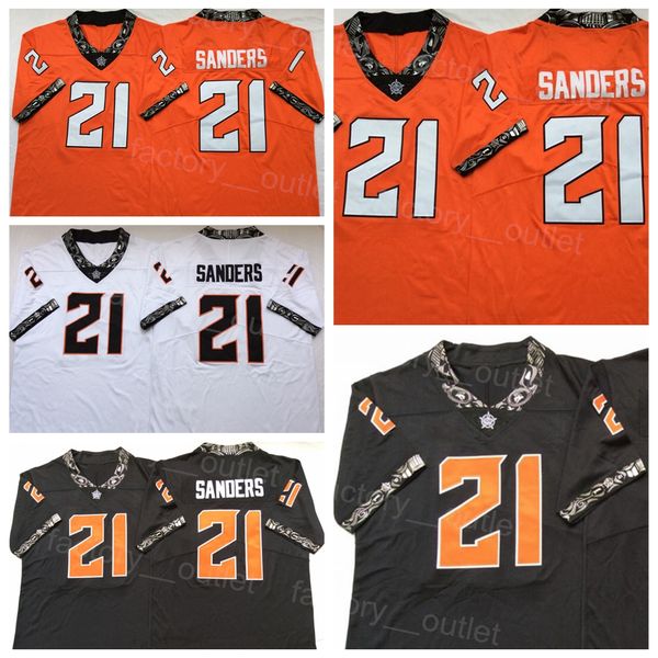ncaa college football oklahoma state cowboys 21 barry sanders jersey 1986-1988 season team orange black white color university embroidery an
ncaa college football oklahoma state cowboys 21 barry sanders jersey 1986-1988 season team orange black white color university embroidery an
