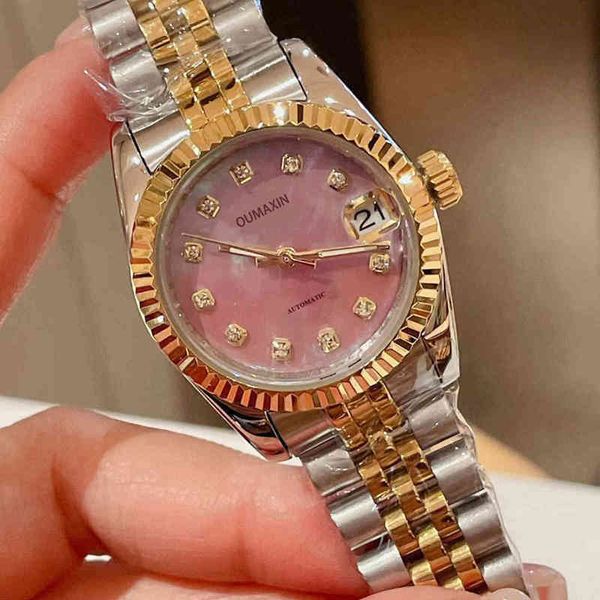rolesx uxury watch date gmt olex luxury brand 31mm ladies watch automatic mechanical sapphire 316l stainless steel pink dial clock, Slivery;brown
rolesx uxury watch date gmt olex luxury brand 31mm ladies watch automatic mechanical sapphire 316l stainless steel pink dial clock, Slivery;brown