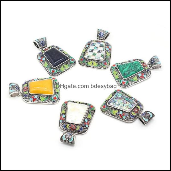 pendant necklaces pendants jewelry natural stone gem malachite lapis lazi shell abalone alloy trapezoi dh1ju, Silver
pendant necklaces pendants jewelry natural stone gem malachite lapis lazi shell abalone alloy trapezoi dh1ju, Silver