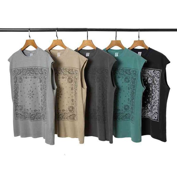 men' tank summer wash used cashew blossom loose waistcoat high street oversize sleeveless t-shirt 93p8, White;black
men' tank summer wash used cashew blossom loose waistcoat high street oversize sleeveless t-shirt 93p8, White;black