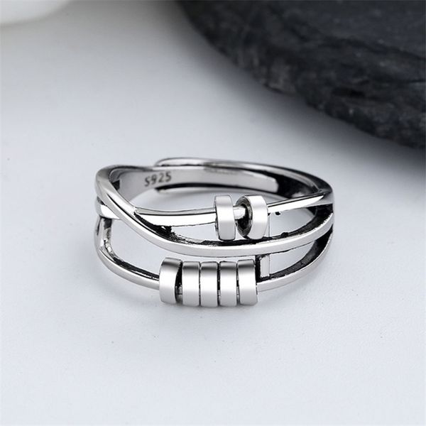 anxiety ring adjustable opening women men fidget ring with bead worry stress relief jewelry for female stacking finger rings 220728, Slivery;golden
anxiety ring adjustable opening women men fidget ring with bead worry stress relief jewelry for female stacking finger rings 220728, Slivery;golden