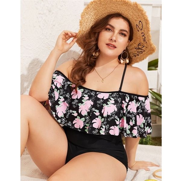 2020 ruffle 1pc swimsuit plus size swimwear large size bathing suits beach wear plus size swimming suit for women 4xl t200708, White;black
2020 ruffle 1pc swimsuit plus size swimwear large size bathing suits beach wear plus size swimming suit for women 4xl t200708, White;black