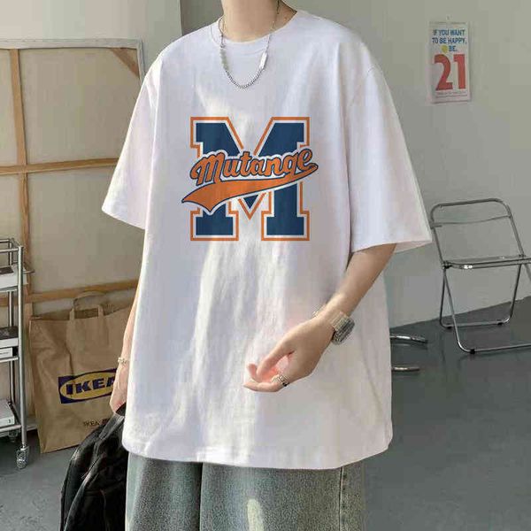 designer men's t-shirt summer cotton short sleeve loose student and women's same style handsome men's t-shirt tide brand bott, White;black
designer men's t-shirt summer cotton short sleeve loose student and women's same style handsome men's t-shirt tide brand bott, White;black