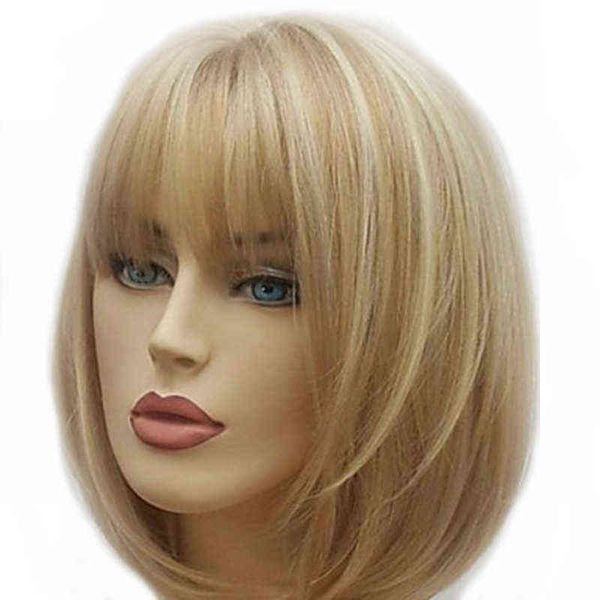 nxy hair wigs women short straight synthetic wig blonde brown mixed wigs 0505, Black
nxy hair wigs women short straight synthetic wig blonde brown mixed wigs 0505, Black
