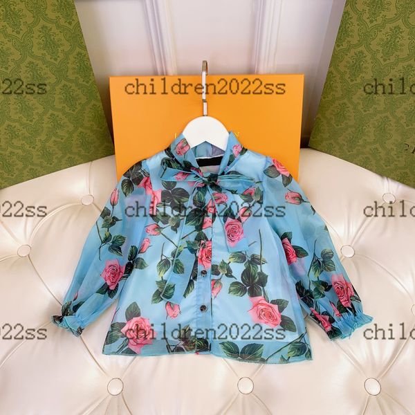 2022fw designer girls silk skirts sets high-end baby girl long sleeve chiffon shirts with half skirt flower printing design newly autumn kid, White 
2022fw designer girls silk skirts sets high-end baby girl long sleeve chiffon shirts with half skirt flower printing design newly autumn kid, White