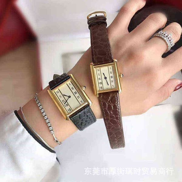 luxurious tank watch for women nnnr fashion brand medieval quartz tiktok small famous, Slivery;brown
luxurious tank watch for women nnnr fashion brand medieval quartz tiktok small famous, Slivery;brown
