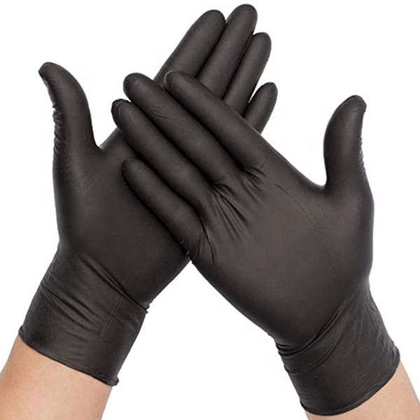 disposable gloves black nitrile glove industrial ppe powder latex garden household kitchen 100pcs
disposable gloves black nitrile glove industrial ppe powder latex garden household kitchen 100pcs